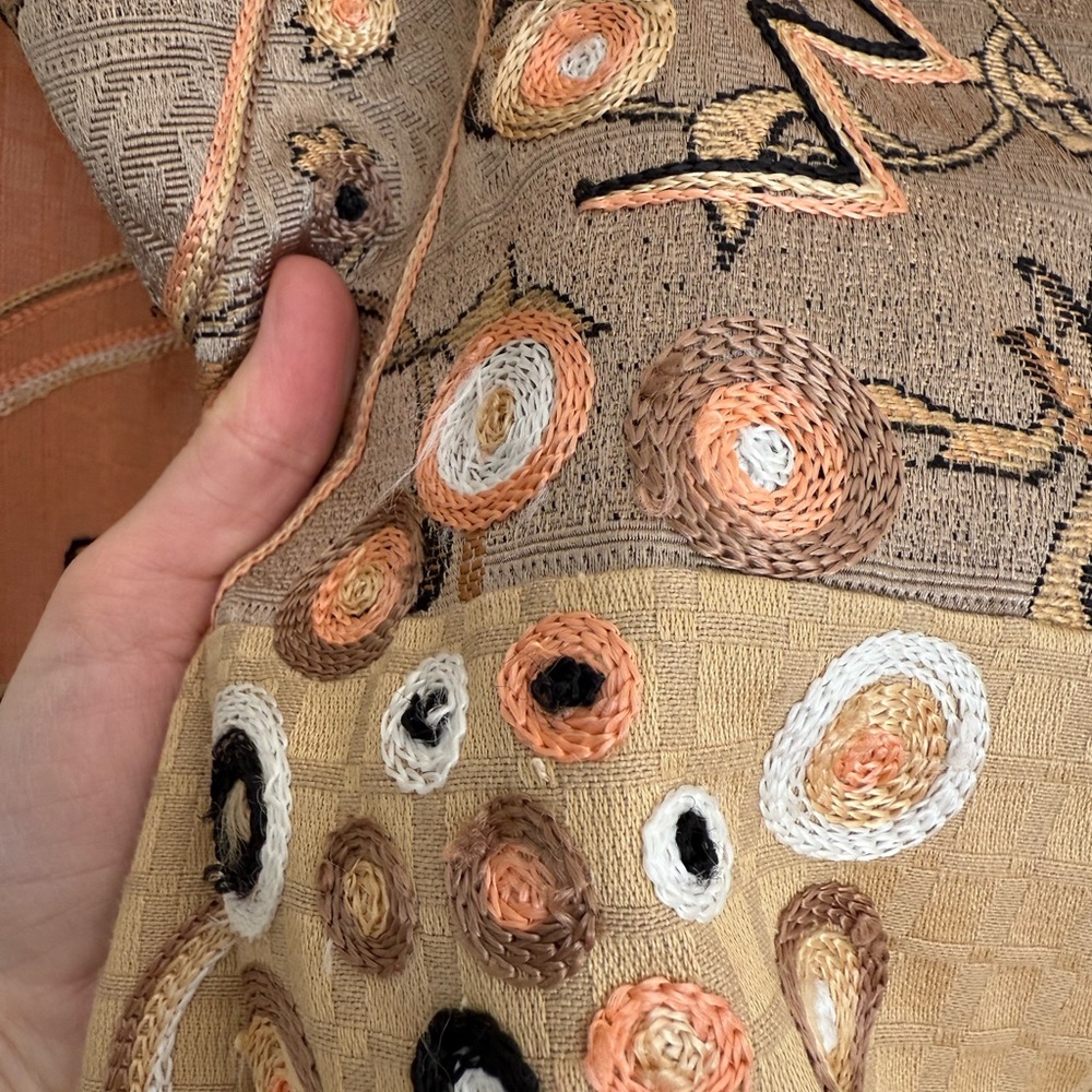 Julia Kim Embroidered Patchwork Tapestry Jacket -… - image 8